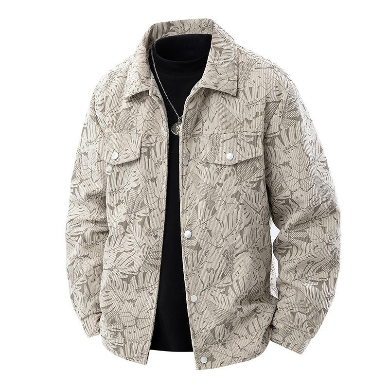 New Youth Student Casual Coat with Front Logo Slim Fit Sprin