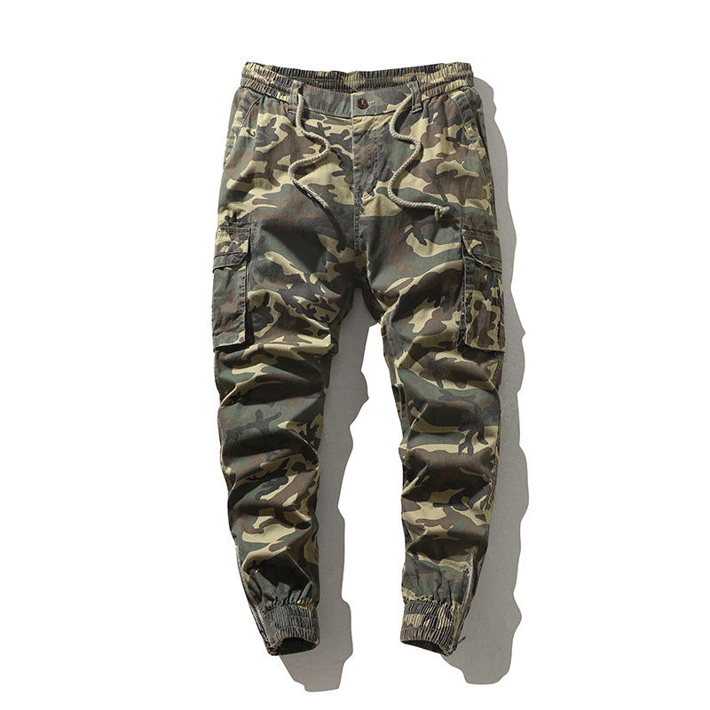 Men's Vintage Casual Sports Style Trousers 100% Cotton 