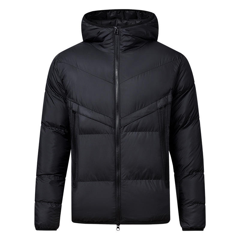 Men's High-Grade Casual Crocheted Cotton-Padded Jacket 