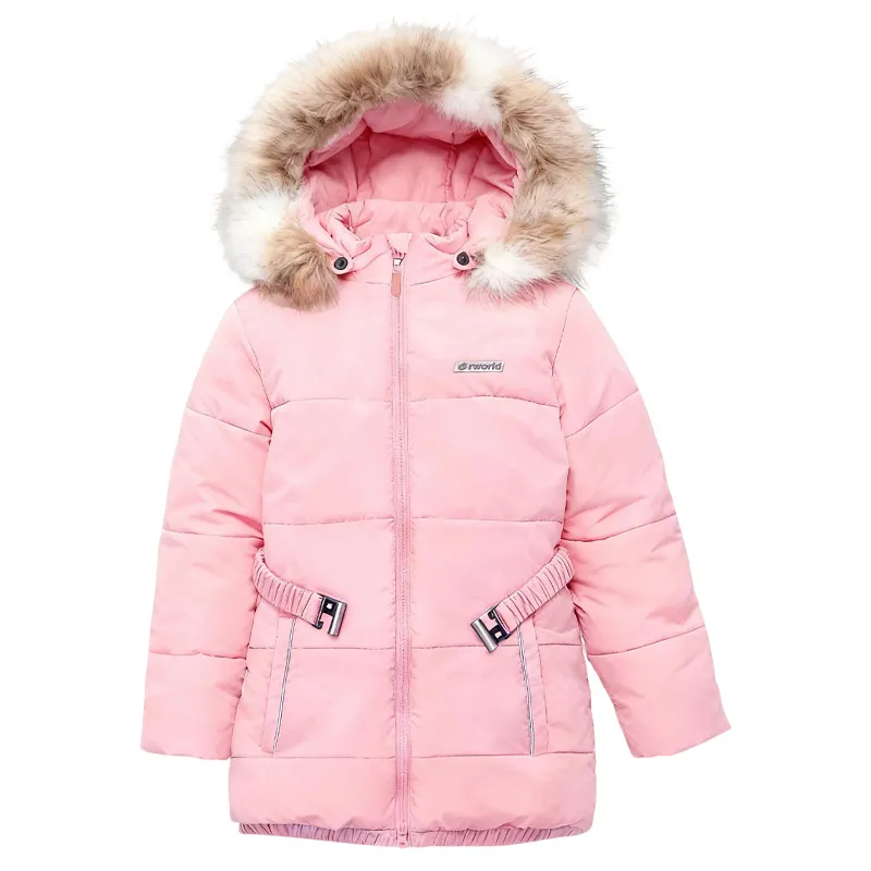 Kids Girl Hoody Down Jacket