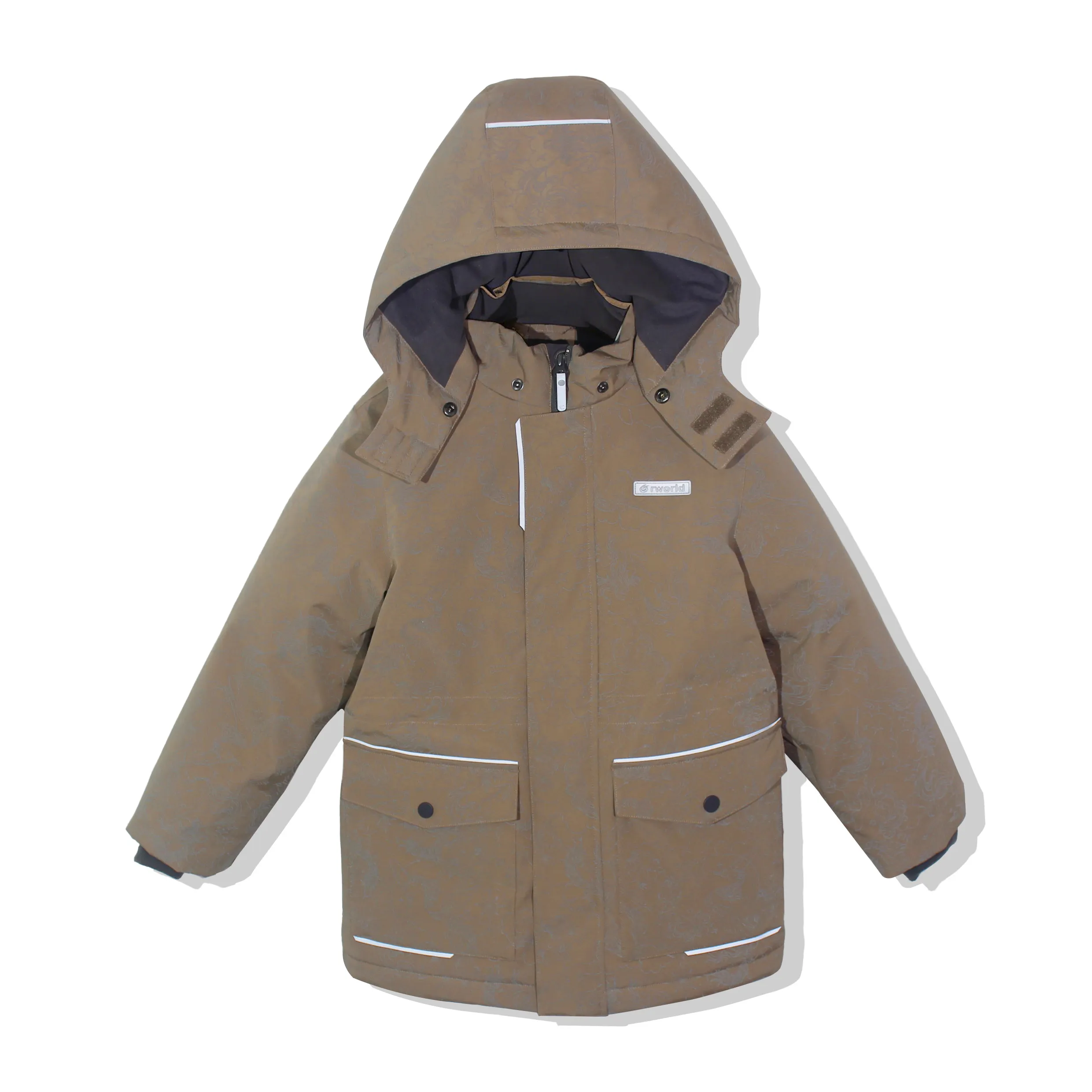 Kids Hooded Warm Down Jacket Winter Outdoor Coat