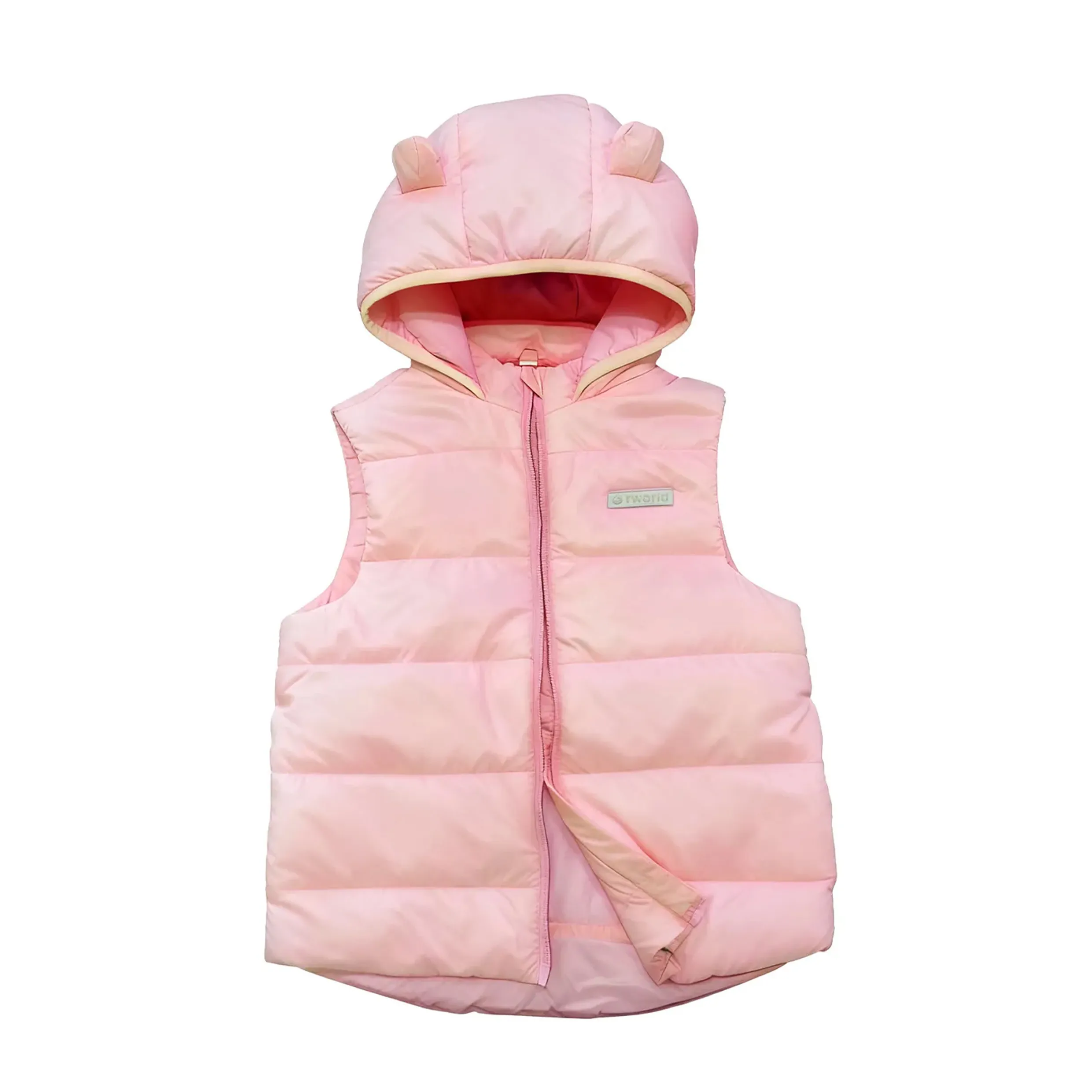 Children's Vest with Hood and Cute Ears, Warm and Casua
