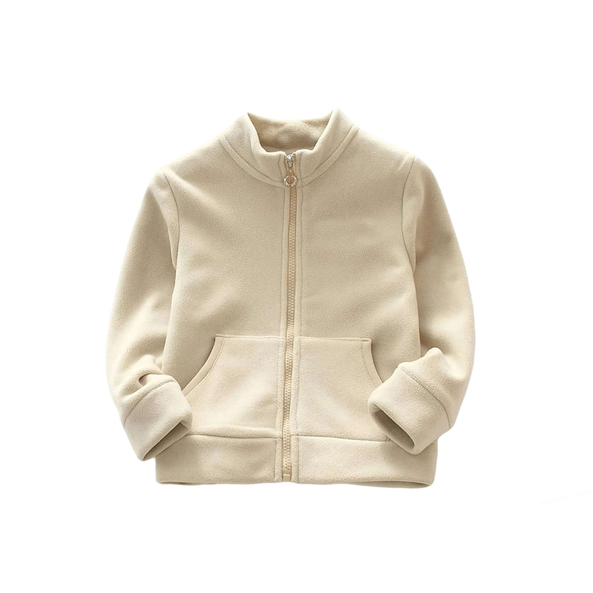 Autumn Winter Warm Cardigan for Boys Girls Casual Zipper Sta