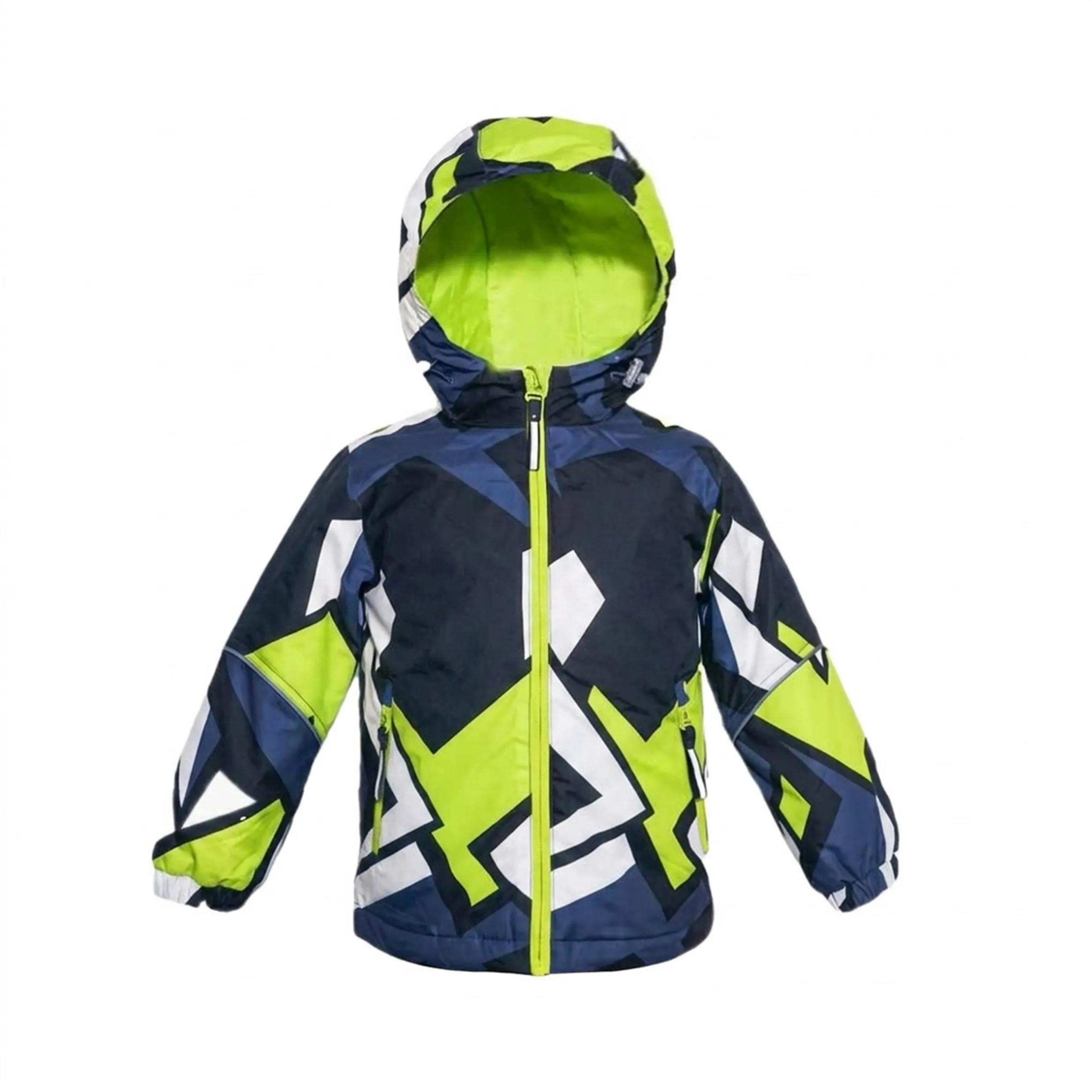 Boys' Waterproof Jacket, Embroidered Winter Cotton Jack